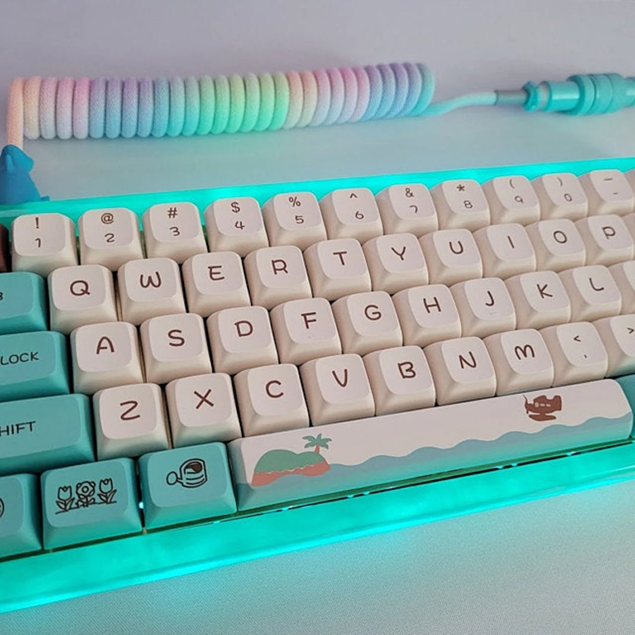 Animal Crossing キーキャップ、143 キー昇華 PBT XDA キー