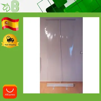 

Roll up Drentox silver color with transparent plastic of 180 microns glass.