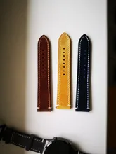 UTHAI P18-correas de reloj de Piel De Becerro retro, 18mm, 20mm, 22mm de gama alta, correa de reloj con correas de cuero genuino