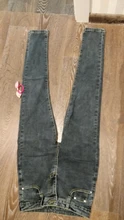 Gray Jeans Pencil-Pants Stretch Skinny Black High-Waist Korean Plus-Size Fashion Woman