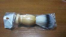 1PC profesional de los hombres brocha de afeitar con mango de madera de Nylon puro para hombres de limpieza de máscara cosméticos herramienta
