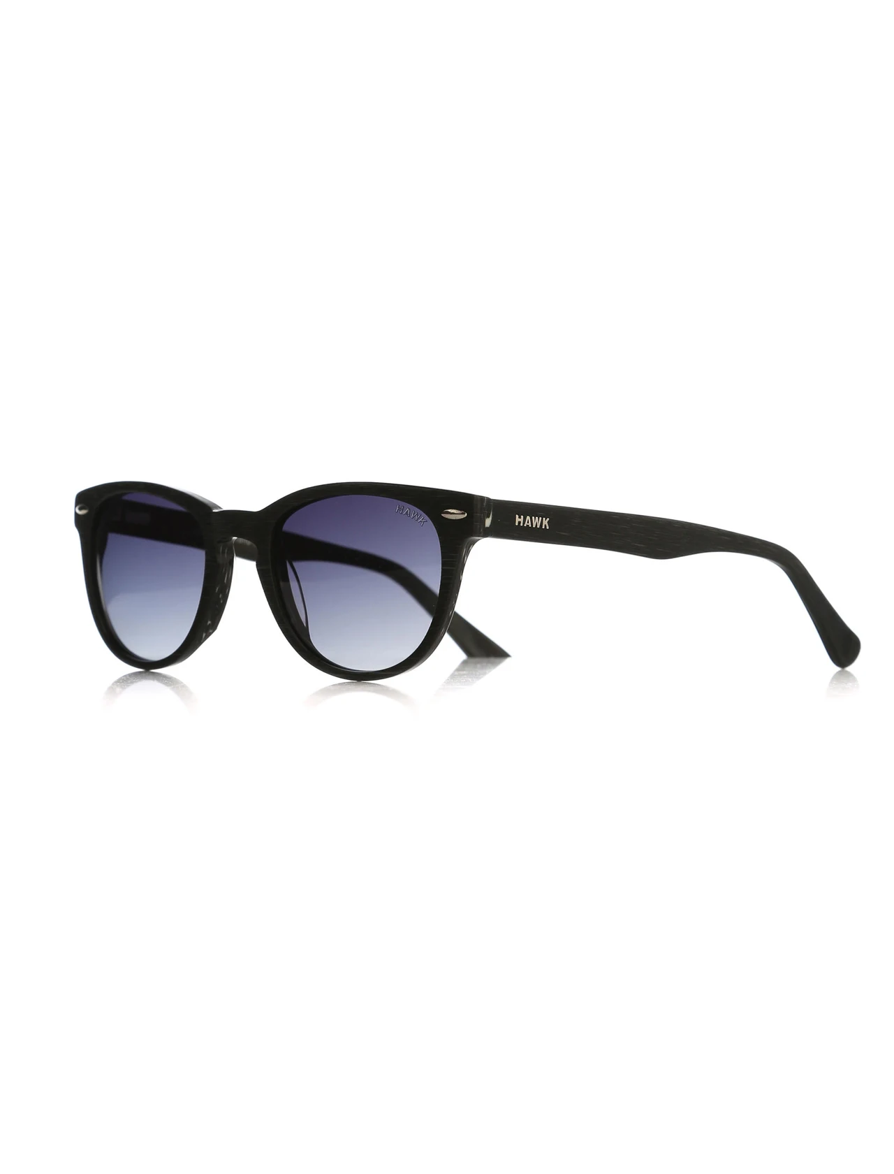 

Unisex sunglasses hw 1445 01 bone black organic square rectangle 51-20-140 hawk
