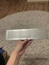 Shoe Ventilation-Hole Rectangular Cabinet-Cabinet Grille-Cover Honeycomb Aluminum Gold