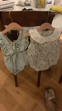 Sanlutoz-monos de algodón para bebés, ropa de bebé Floral, sin mangas