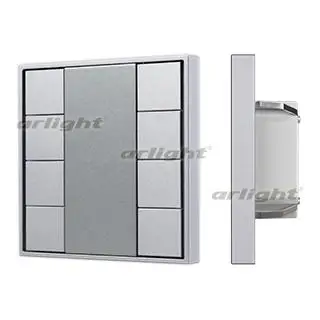 027962 INTELLIGENT ARLIGHT Панель KNX-223-8-GREY(BUS) ARLIGHT