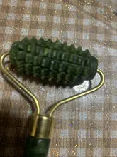 Rodillo de Jade para masaje Facial, herramientas de cuidado para la piel Facial, rascador de Gouache Natural, belleza corporal, rodillo masajeador adelgazante