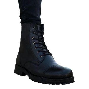 

BA0054 Laced Up Zipper Black Male Sports Postal Boat. Shoe, boot, van, chaussure, air, para, flip, cover, lace, shoelaces