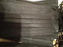 10-200 Uds desechable médico boca máscara Anti polvo máscara negra 3 capas no tejida respirar Facial máscara de filtro máscara quirúrgica