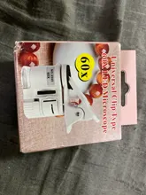 Clip Microscope Magnifying Glass Cell-Phone-Clip Uv-Light Focusing Jewelry 60X LED 