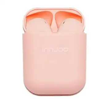 

Headphones innjoo go v4 pink - bt 5.1 tws-battery earpiece 30mah-charging case 400mah-micro usb connector