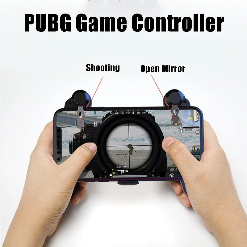 S6 PUBG игровой контроллер геймпад джойстик L1 R1 триггер стрельба бесплатно огонь Aim ключ геймпад для iPhone Android мобильный телефон
