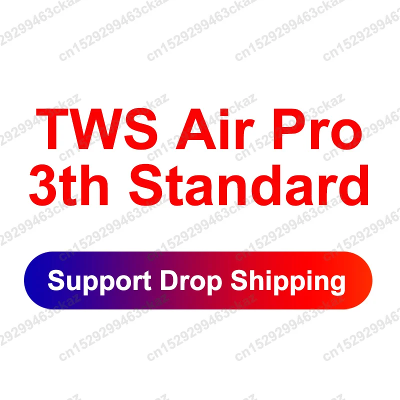 Aire 3th standard TWS Pro Air, 3-е поколение, беспроводные наушники, Сменное имя, Bluetooth 5,0, наушники, гарнитура, PK i100000 TWS i9000 i900000 Pro - Цвет: Aire 3th standard