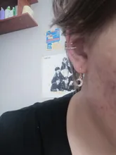 Pendiente de cartílago falso para mujeres y hombres, Clips de oreja sin Piercing, de hojas doradas, joyería, regalos al por mayor