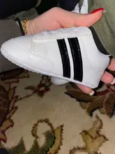 Nueva suave a rayas niños directo Niña Zapatos bebé Zapatos de deporte zapatos para correr en primer lugar los caminantes niño chico zapatillas de deporte Bebé en primer lugar los caminantes