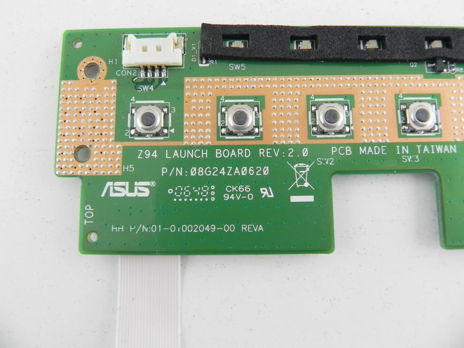 For Asus A9rp A9t Z94 Board Buttons Power (Power On) And Media.