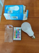 Bulb-Lights Led-Lamp Changeable Remote-Control-Colorful 220v E27 110V 10W 5W RGBW 