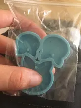 Etiqueta colgante para mascotas, molde de silicona para manualidades, artesanías, herramientas de fundición de joyería, colgantes, molde de resina Epoxy