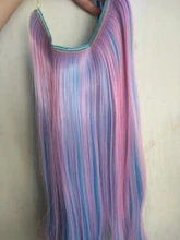 TOPREETY resistente al calor sintético pelo recto 110g elasticidad hilo Invisible Halo extensiones de cabello 8006