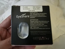 EYESHARE- 2 unids/par serie PRO anual a lentes de contacto cosméticos de ojo hermoso alumno Color