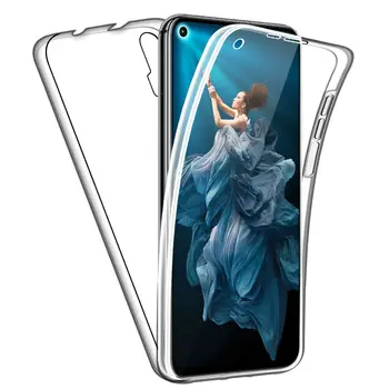 

Stand case double 360 ° for HUAWEI NOVA 5T Front + Back Clear