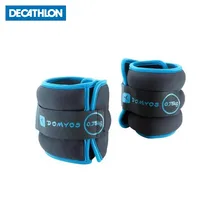 УТЯЖЕЛИТЕЛИ ЗАПЯСТИЙ И ЩИКОЛОТОК РЕГУЛИРУЕМ. ДЛЯ ПИЛАТЕСА И ТОНИФИКАЦИИ 2Х0,75КГ DOMYOS. Decathlon