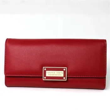 

Women wallet women purse leather wallet long coin purse card holder money clutch wristband multifunction..