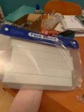 Mascarilla protectora transparente, anti saliva, a prueba de salpicaduras, protector de ojos, visera protectora