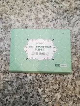 Paquete de 100 hojas de papel para limpieza Facial, papel de limpieza, Control de aceite, absorbente, herramientas de maquillaje de belleza, té verde