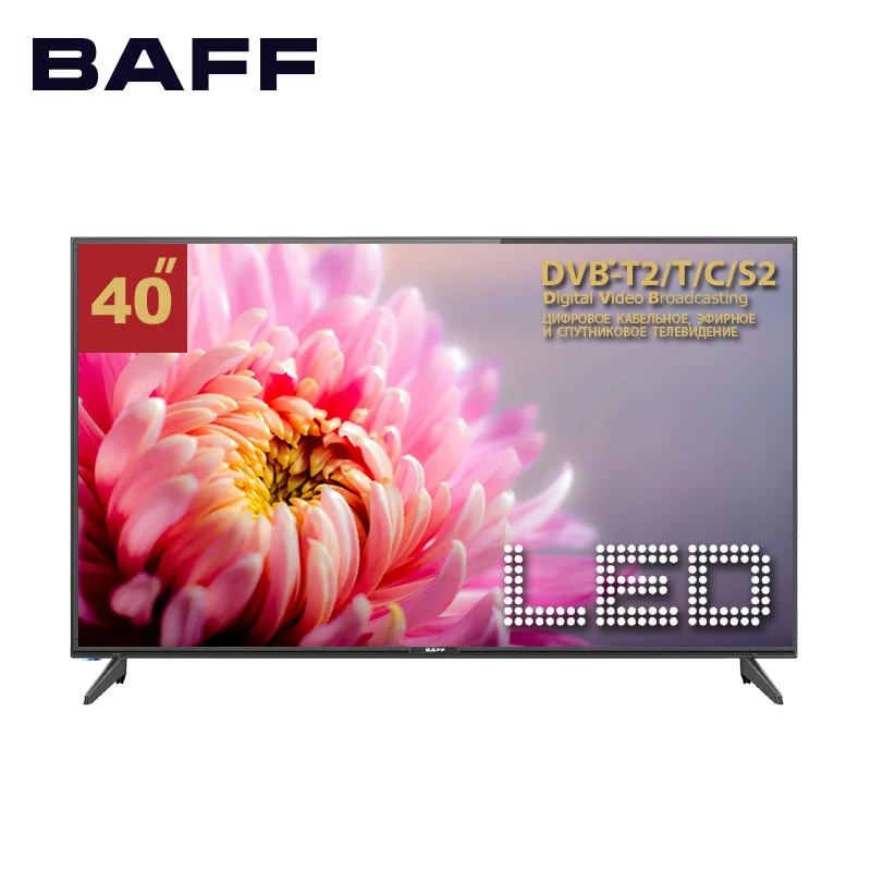 Телевизор диагональ 40" BAFF 40 FTV ATSr матрица А класса угол обзора 178 FHD 3*HDMI+1*USB Dolby