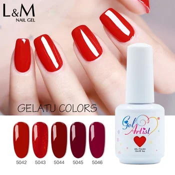 

Gelartist 40 Bottles Gelatu series UV Gel Nail Polish Led nail gel polish Varnish nail art DIY manicure nail polish gel