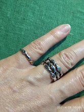Vintage de plata grande multicapa de Color anillos con forma de pescado para las mujeres, declaración de anillo de boda, anillos anelli