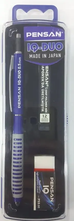 Pensan IQ Duo Школьный набор 0,5 мм 3'l Ju синий, в тот же день