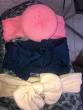 Conjunto de 3 unidades de diadema de nailon sólido para bebé, diademas con lazo para cabellos de niños, para niña turbante, diadema de algodón suave para niño