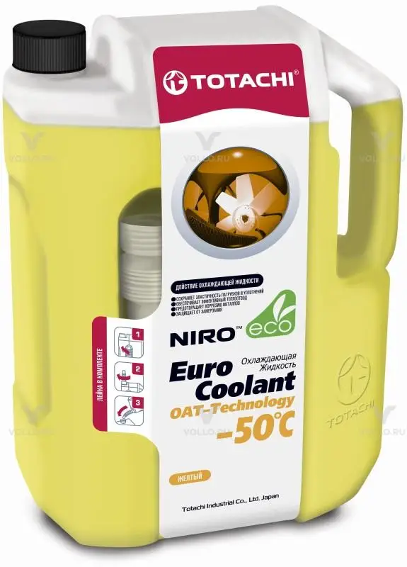 TOTACHI NIRO EURO COOLANT OAT- Technology-50 C 10л