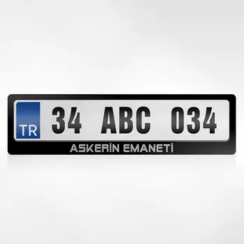 

Personalized Soldier Entrust Written Plates of