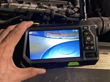 TESLONG NTS500 5,0 Pantalla LCD de 5,5mm de doble lente de la cámara del endoscopio 1080P Videoscopio Digital de cámara de inspección para automóviles boroscopio