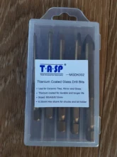 Drill-Bit-Set Tile-Cutter Power-Tools-Accessories Ceramic Glass Hex Shank TASP Carbide
