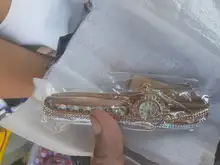 Relojes de cuarzo analógico para mujer, pulsera de cuarzo con diamantes de imitación, accesorio para regalo, Z5