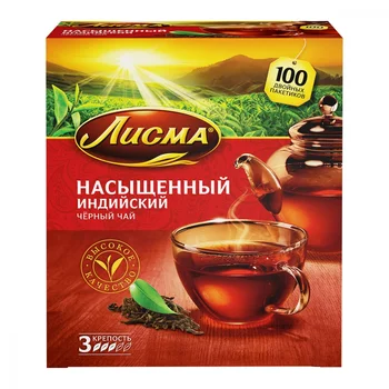 

Tea Lisma "saturated", Black, 100 bags