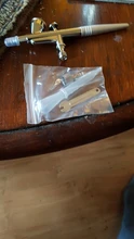 Pistola pulverizadora de aerógrafo de doble acción con alimentación por gravedad, 0,2 MM, de gatillo para pistola pulverizadora arte, artesanía, modelo, pintura, pulverización, Hobby, 0,2 MM