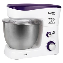 Миксер VITEK VT-1443(W)(Мощность 1000 Вт, 6 скоростей, чаша 3,5 л, защитная крышка на чашу