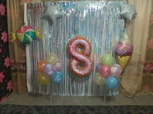 Latex Balloons Floating-Letter Unicorn Table Party-Decoration 40 Birthday Supporting-Rod