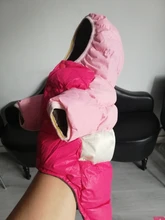 Outfit Jacket Hoodie Dog Warm Waterproof Winter Coat Splice Pet-Puppy 6-Colours 8-Sizes