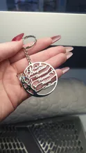 Auxauxme personalizada Birthstone árbol de llaveros de la vida de acero inoxidable miembro de la familia llavero de árbol regalos de cumpleaños para mamá y papá