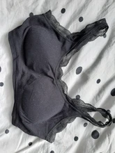 Sujetador de Yoga con cordones para mujer, ropa interior deportiva de algodón con realce, Sexy, para gimnasio y Fitness