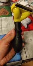 S M LYellow-cepillos de pelo para mascotas, para perro, gato, Animal PEQUEÑO, peine de aseo, cosquillas, cepillo de limpieza de piel, cortadora de pelo, herramientas Furmines