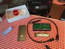 Case NVME JEYI TYPE-C Thunderbolt 3 2-Usb3.1 SSD TO M. PCIE LEIDIAN-3 Mobile-Box C3.1