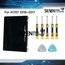 Gouzi genuíno novo cinza prata cor a1707 display lcd assembléia 2016 2017 para macbook pro retina 15