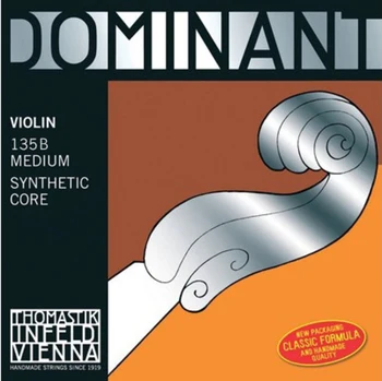 

135B dominant set of strings for violin 4/4, medium, Thomastik