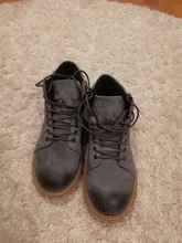 Boots Footwear Men Shoes Fashion DEKABR Winter New Autumn Lace-Up Ankle Top-Brand